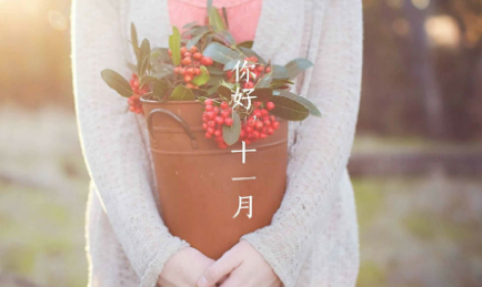 十一月你好说说 莫负自己。莫负时光