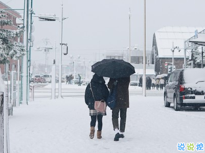 2020下雪天朋友圈文案带图片 雪景说说唯美浪漫14