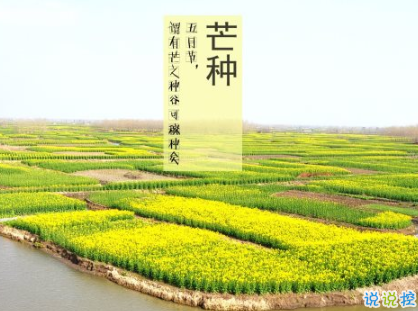 2020芒种说说经典好听 关于芒种的说说微信朋友圈2