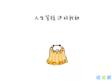 发朋友圈贼可爱搞笑的说说 让你笑出腹肌的沙雕句子1